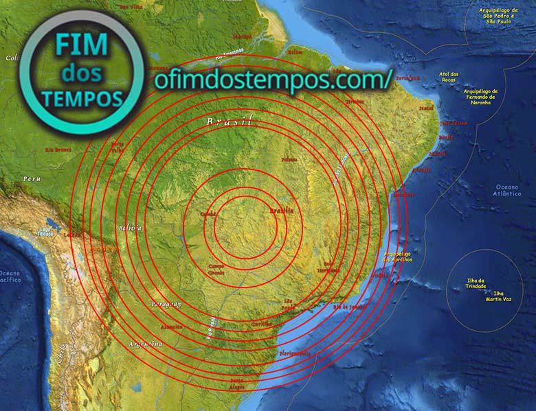 Terremoto Massivo Vindo ao Brasil